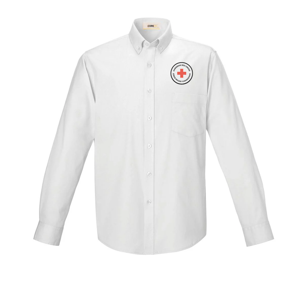 Chemise d'entretien EZ à manches longues 65/35 pour hommes