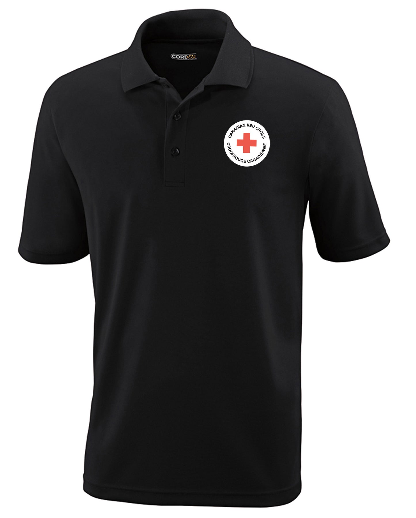 Polo piqué en polyester S/S pour hommes