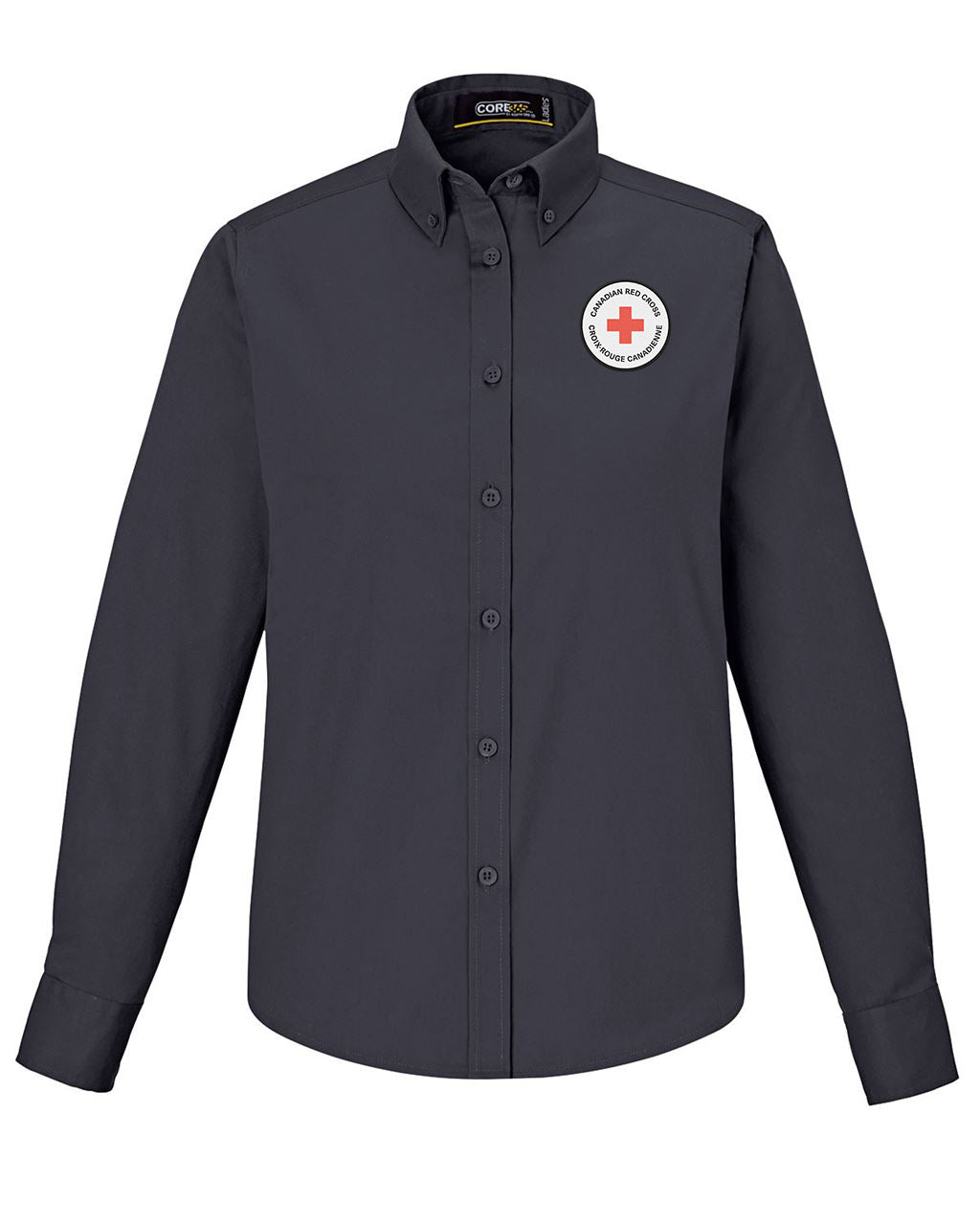 Ladies 65/35 Long Sleeve EZ care shirt